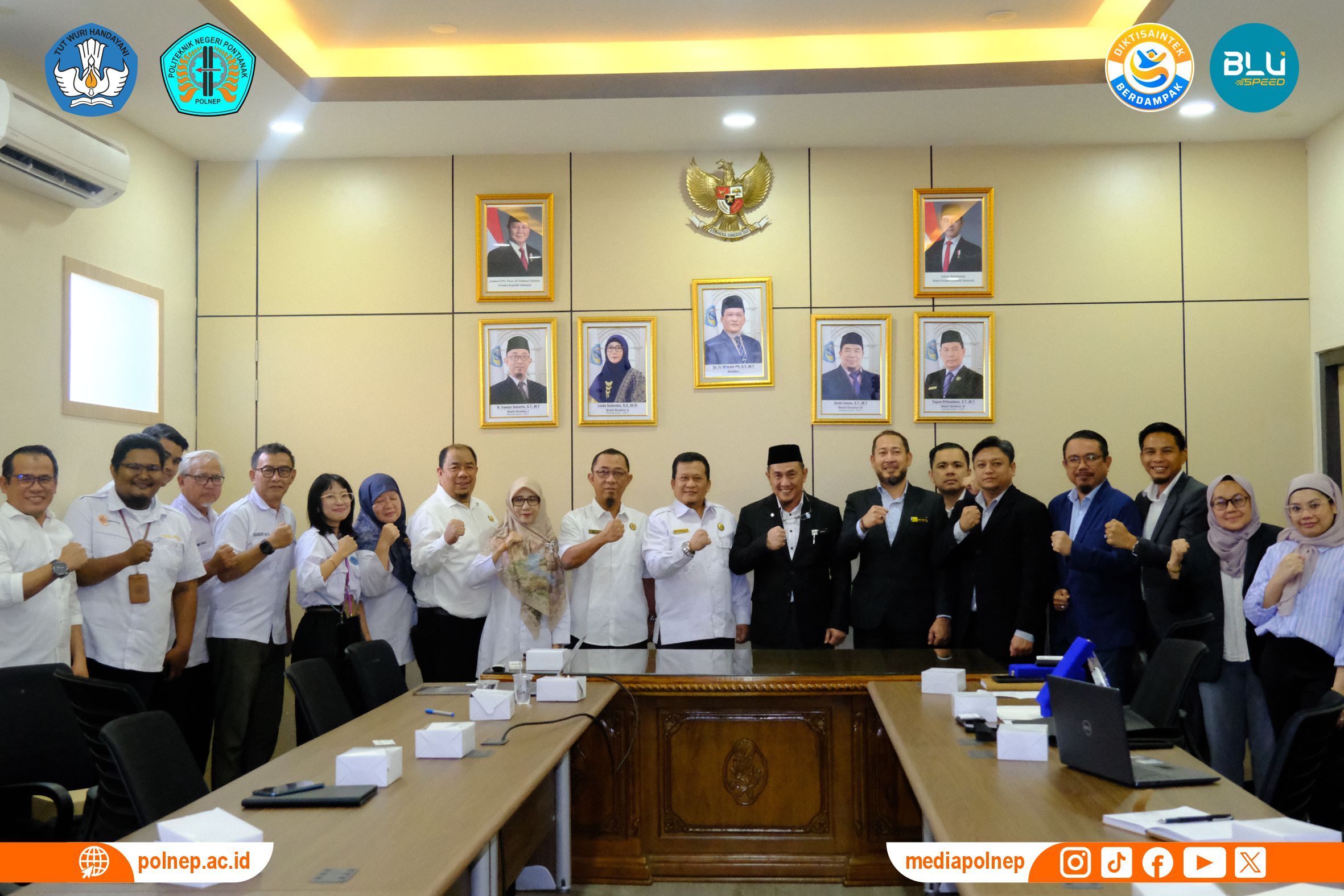 POLITEKNIK NEGERI PONTIANAK TERIMA KUNJUNGAN CIDB MALAYSIA, PERERAT KERJA SAMA PENGEMBANGAN SDM KONSTRUKSI